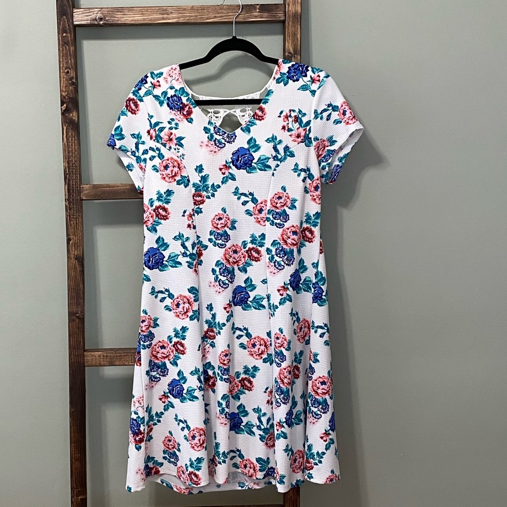 No Boundaries floral dress